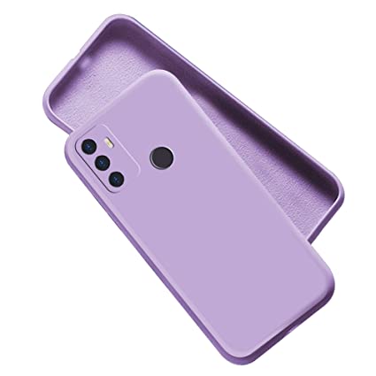 Oppo A53 (2020) Back Cover (Silicone + Inner Side Cloth)