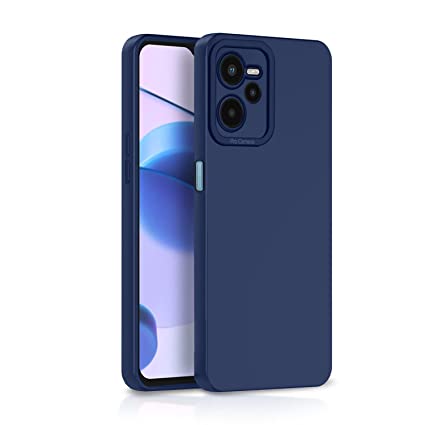 Realme C35 Back Cover (Silicone + Cloth) Soft