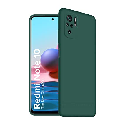 Mi Redmi Note 10 Back Cover (Silicone + Cloth) Soft