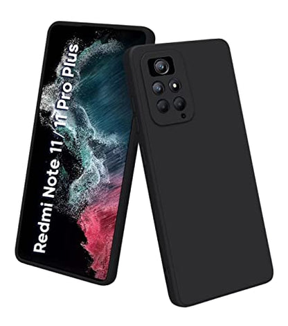 Mi Note 11 pro Mobile Back cover (Silicone + Cloth) soft