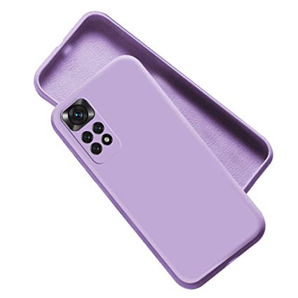 Mi Poco M4 pro 5G / Mi Note 11 T Back Cover (Silicone + Inner Side Cloth) soft