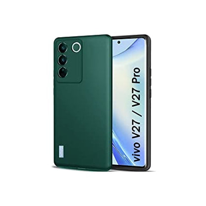 Vivo V27 Pro Silicone Back cover with Cloth Soft